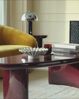 Carmela plum gloss coffee table
