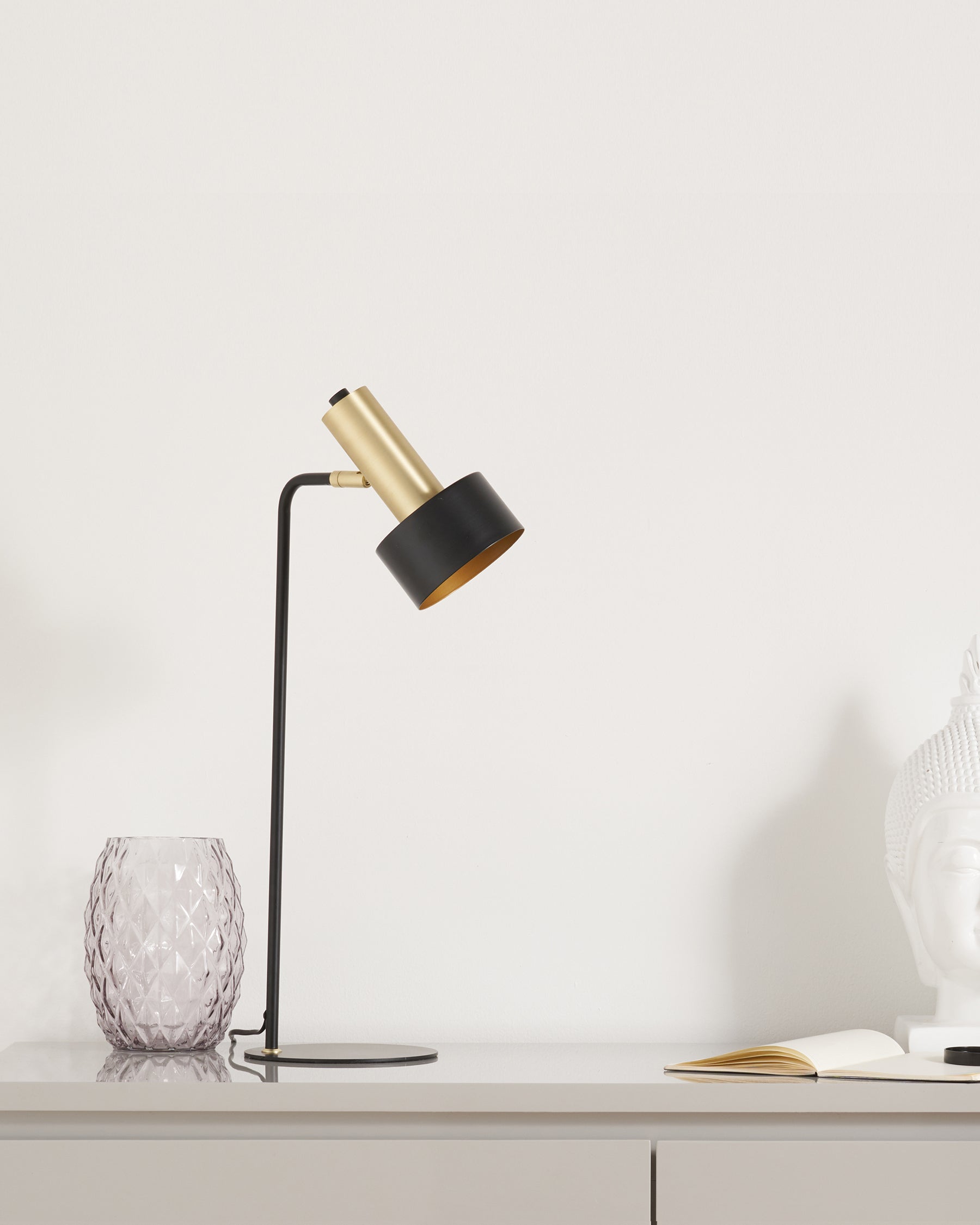 Alma Black And Brass Table Lamp