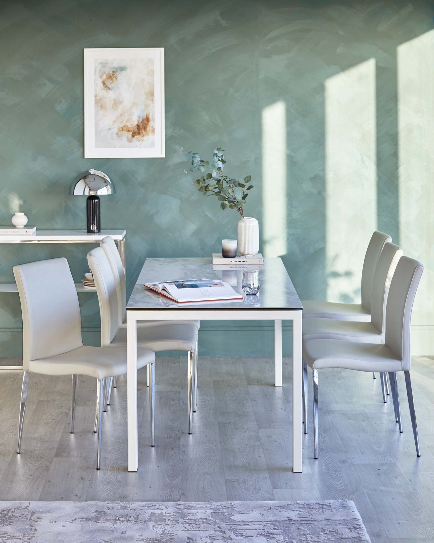 Anton Dining Table & Elise Chairs Dining Set