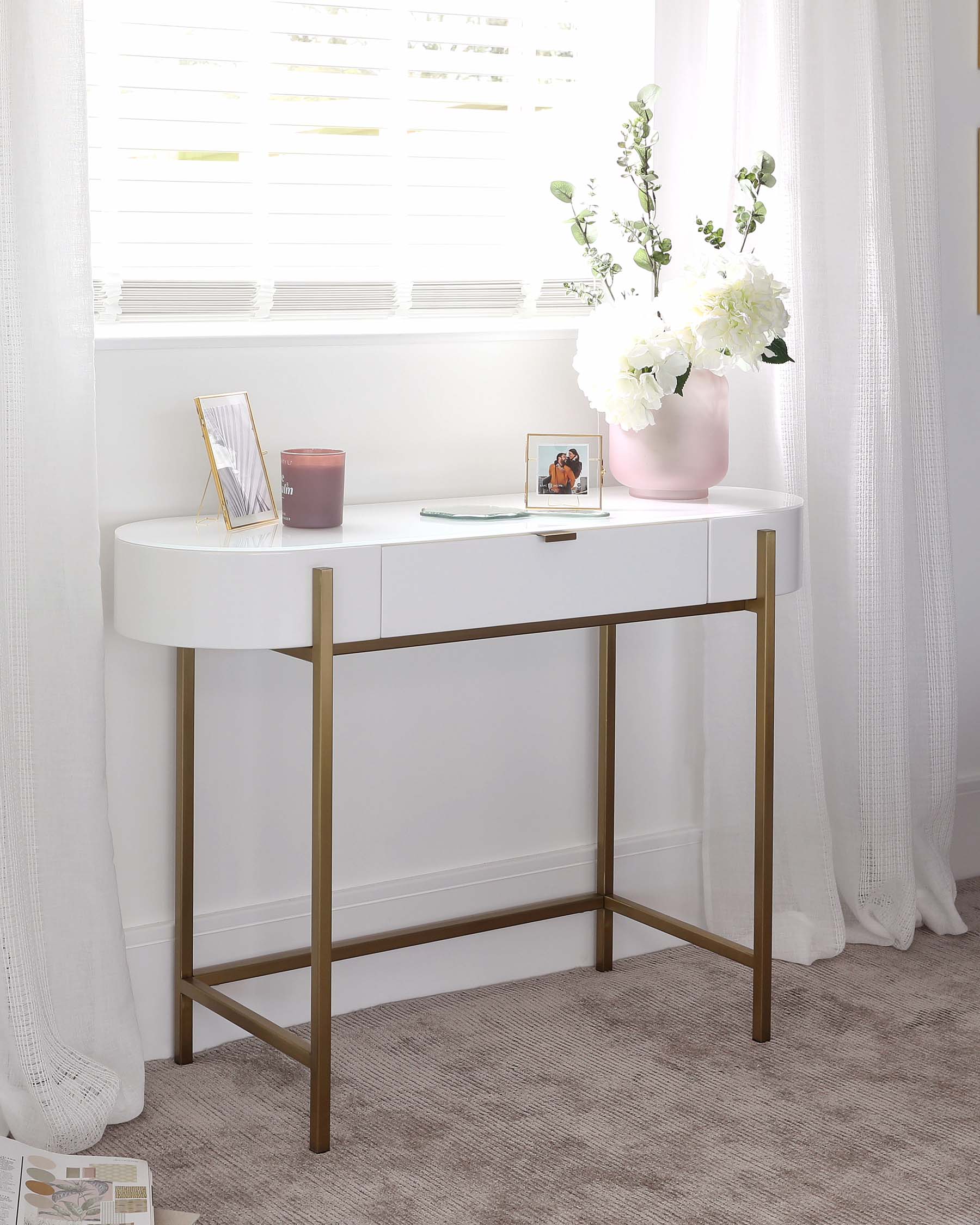 Carmen White Dressing Table | Danetti Carmen White Dressing Table | Danetti