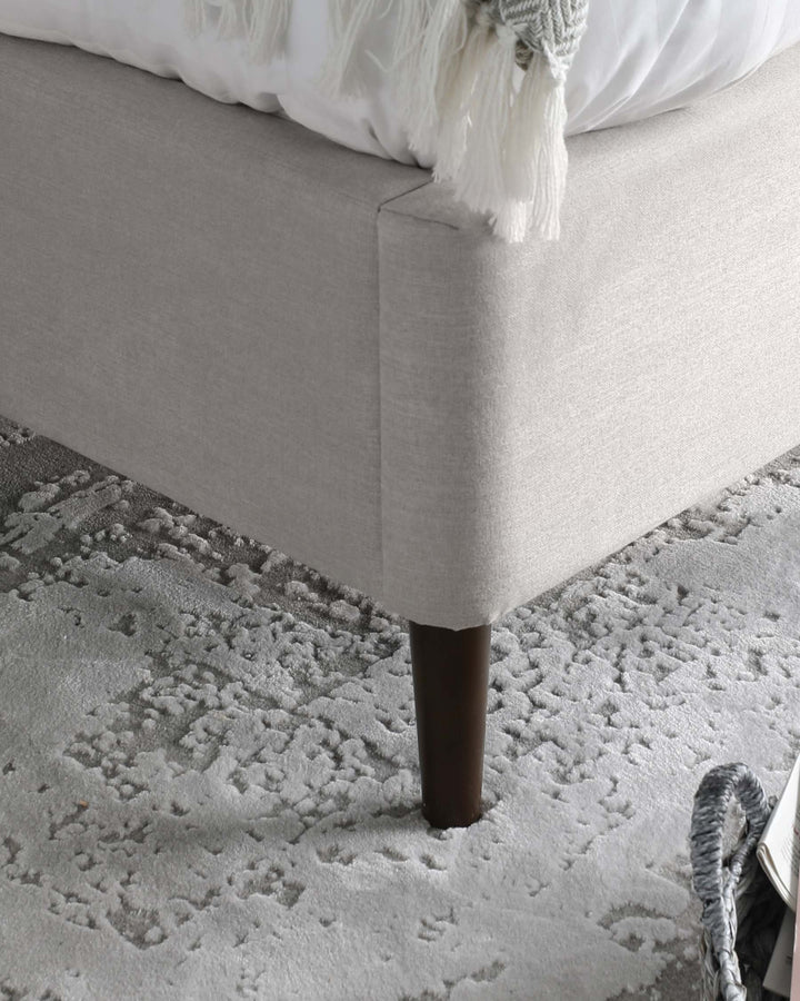 harlow double fabric bed