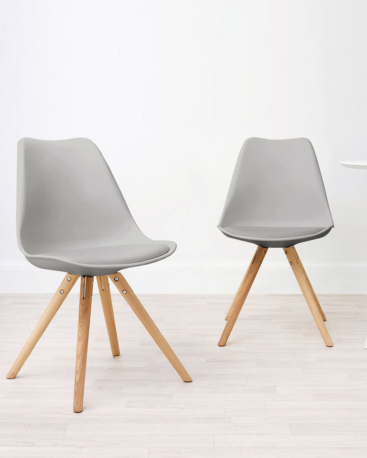 Ida Light Grey Dining Chair - Set Of 2