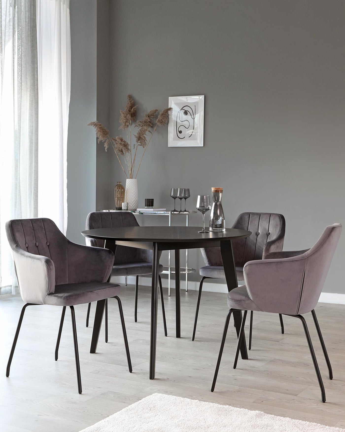 roxanne and fiora dining chair set