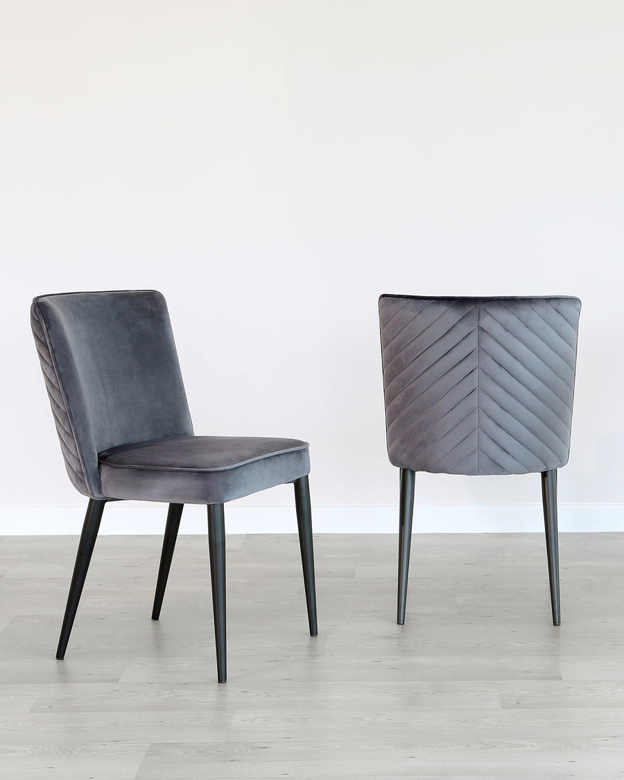 Velvet Dining Chairs Modern Velvet Dining Room Chairs