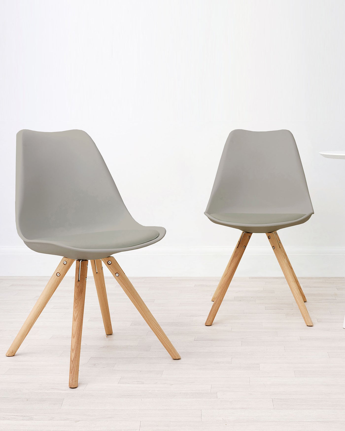 Ida Taupe Grey Dining Chair - Set Of 2