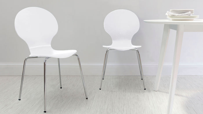 Fern White Dining Chair - Set Of 2