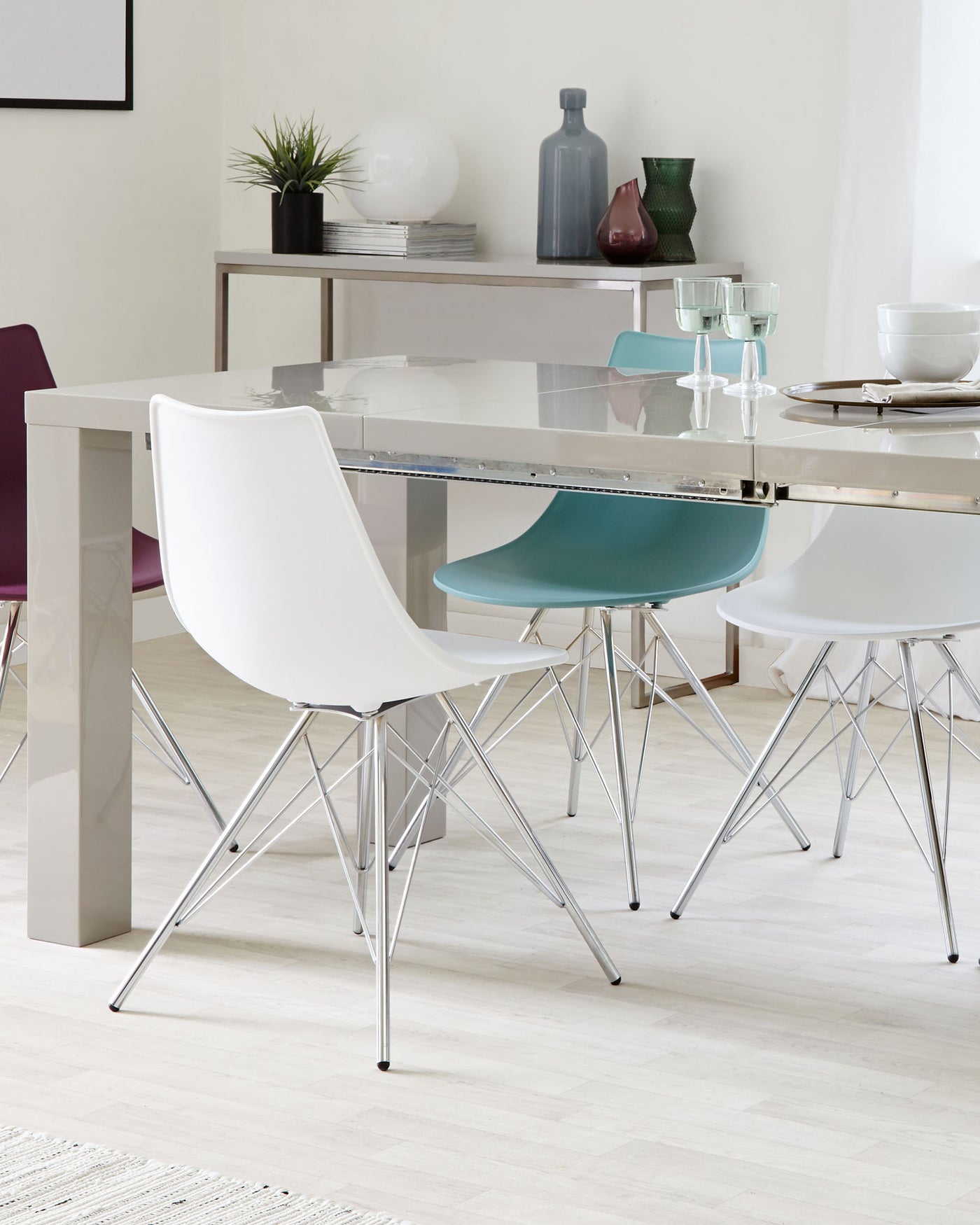 stylo dining chair white