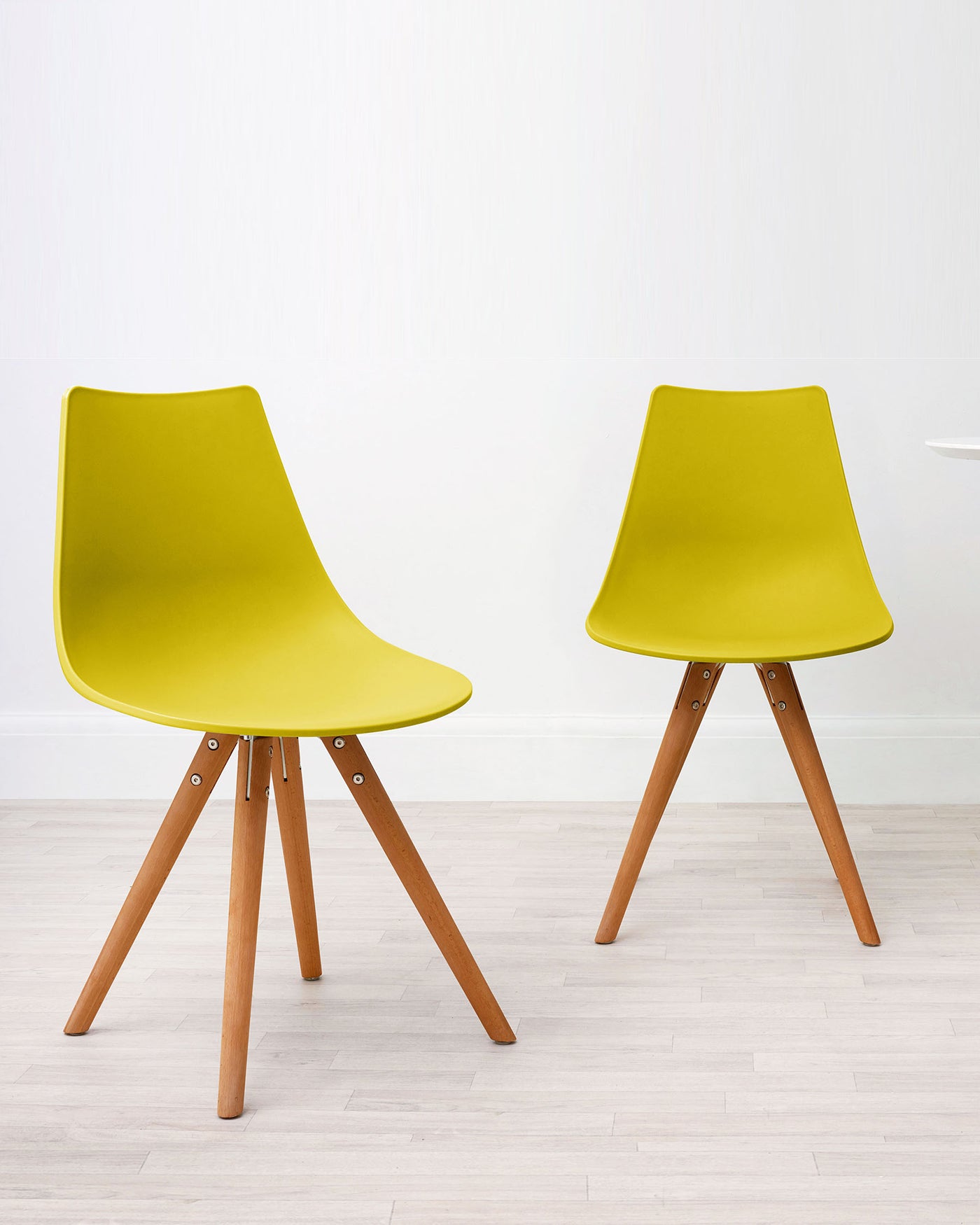 finn dining chair mustard yellow