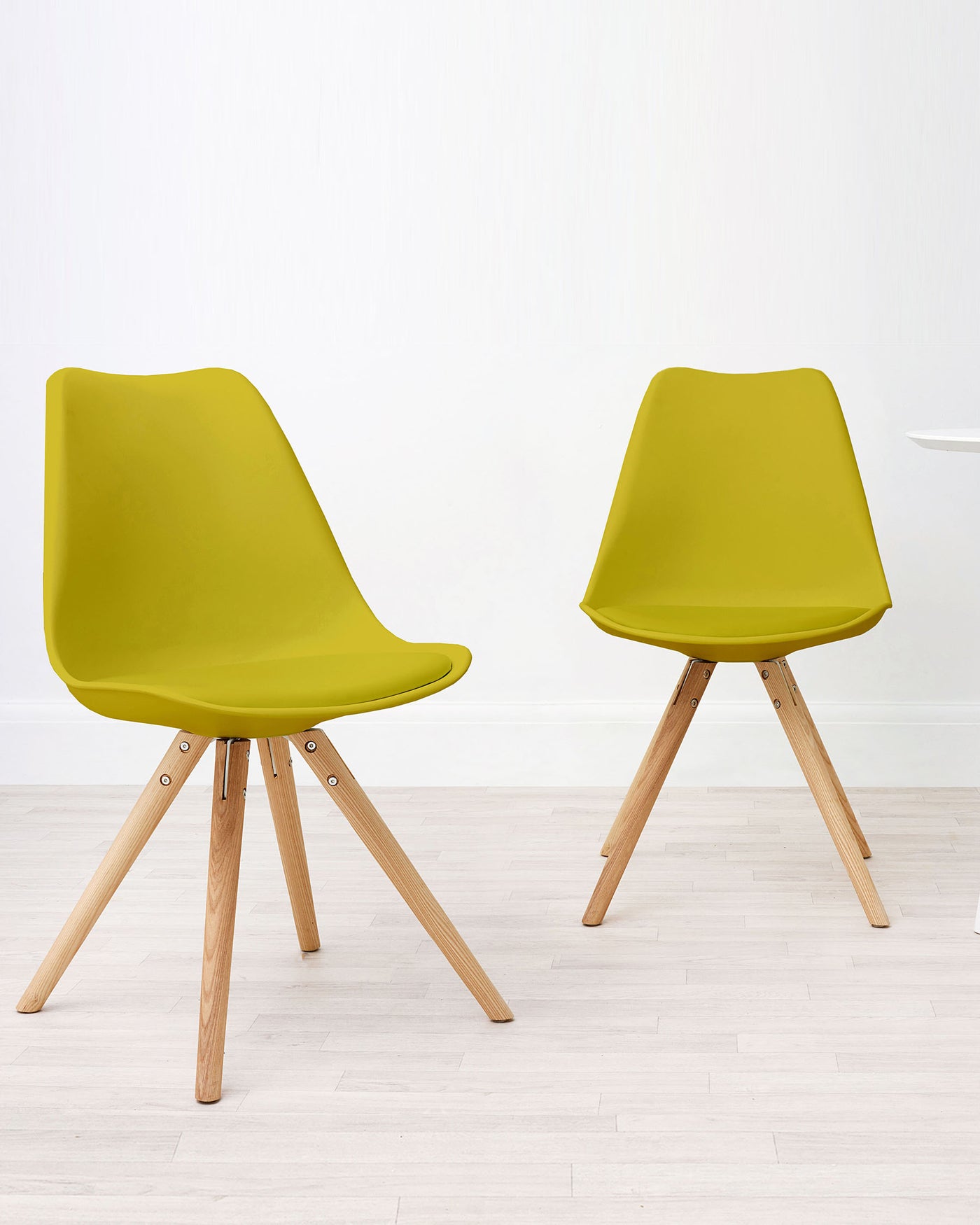 Ida Mustard Yellow Dining Chair - Set Of 2