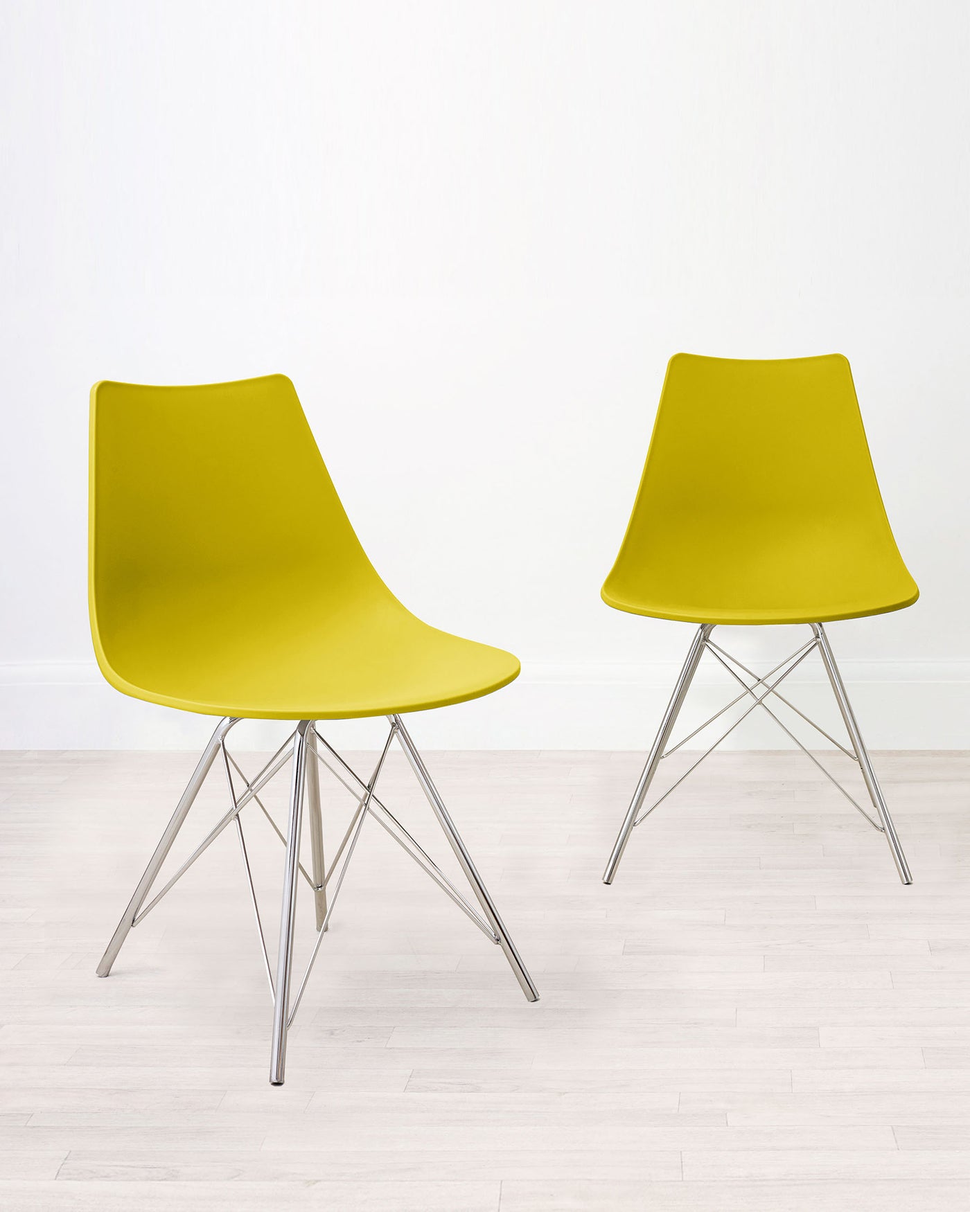 Stylo Mustard Yellow Dining Chair - Set Of 2