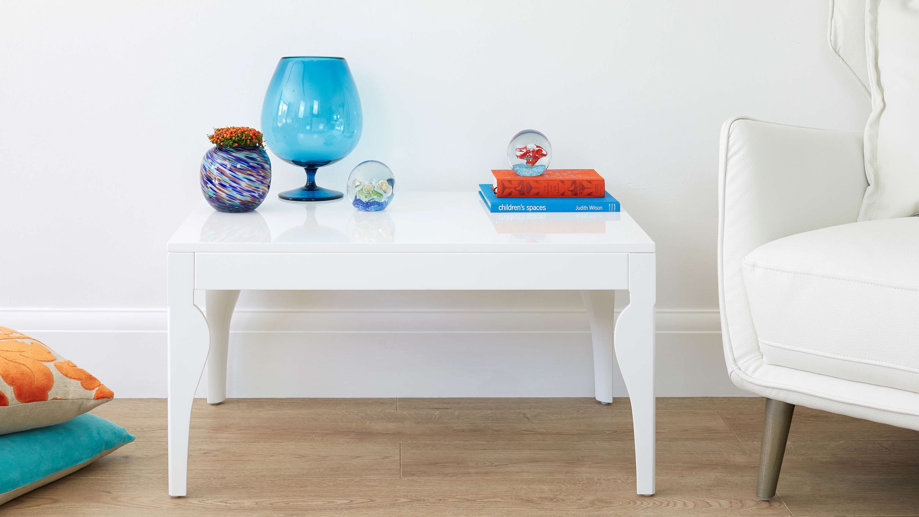 Modern and Contemporary White Gloss Coffee Table