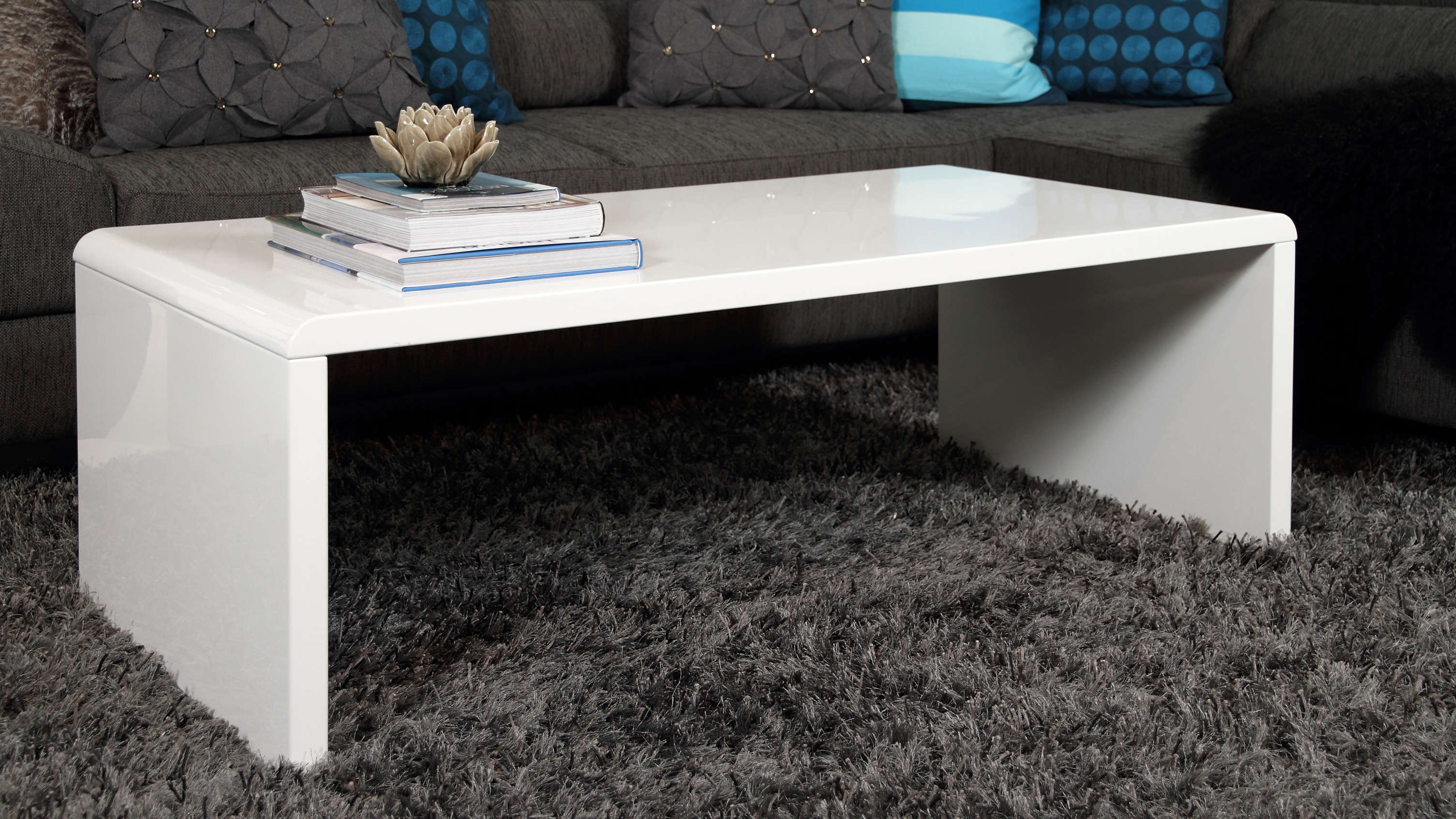 Large White Gloss Coffee Table UK Delivery