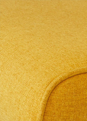 swatch mustard yellow soft melange fabric