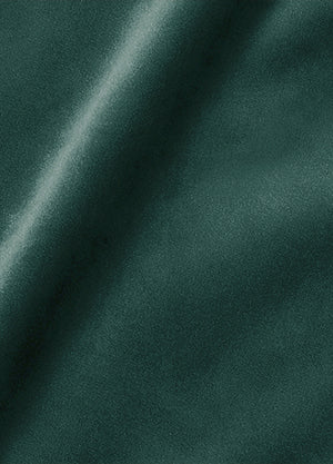 swatch dark green plush velvet
